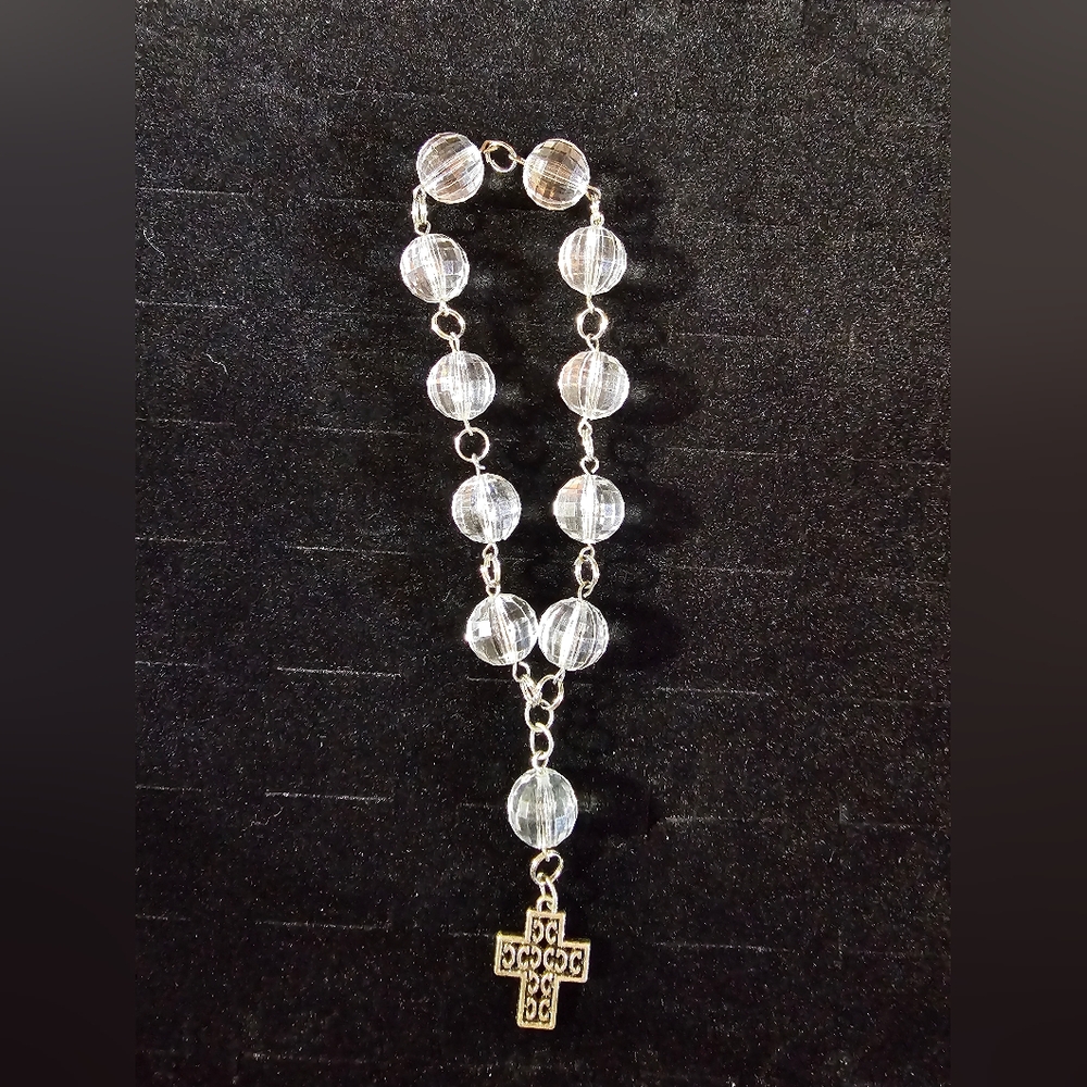 Elegant Silver Beaded Bracelet